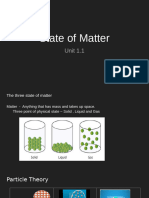 Unit 1.1 State of Matter