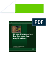 Full Green Composites For Automotive Applications Koronis Ebook All Chapters