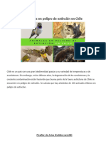 Animales en Peligro de Extinción en Chile