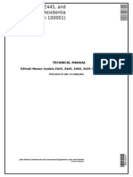 John Deere Z445 Technical Manual