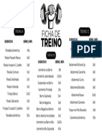 Plano de Treino 3o Mês