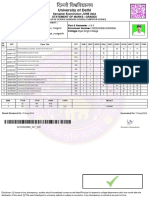 University of Delhi: Semester Examination JUNE 2024 Statement of Marks / Grades