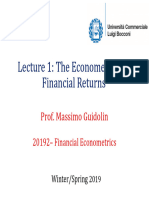 Lec 1 The Econometrics of Financial Returns20190130002646