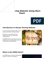 Recipe Sharing Website Using Mern Stack