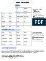 Verb Patterns