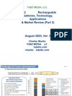 Tubz Media Market Report 2023 - Current State of Lithium Metal Rechargeable Batteries, Technology, Applications & Market Review v9