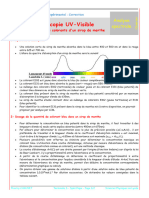 TP - Spectroscopie UV-Visible - Correction