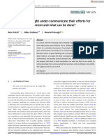 Bus Strat Env - 2022 - Falchi - Why Companies Might Under Communicate Their Efforts For Sustainable Development and What