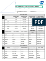 Matilde Oliveira Gomes 9422 - FICHA PARA CONJUGAÇÃO VERBAL