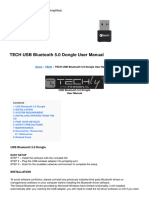 Usb Bluetooth 5 0 Dongle Manual