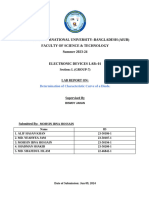 Exp1 Determination of Characteristic Curve of A Diode