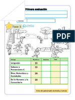 Examen 5°