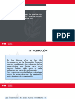 Tema 3. Modalidades Participativas de Evaluación