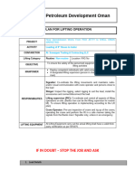 Crane Lift Plan Hose Shifting