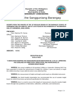 Reso 2023-002 ADOPTING Fabrication of Wooden Height Board