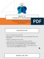 Week 10 Scientific Reasoning 