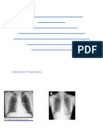 Pneumonia and Its Type and Detail Note On Management