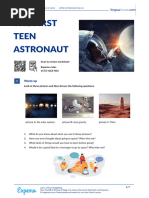 The First Teen Astronaut