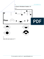 Skill: Visual::Worksheet Number:13: 1 - What Will Come in Place of "?"