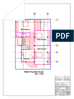 First Floor Plan SC. 1:00: Bed Room-3