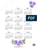 Calendario 2024 Lilas