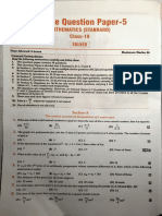 Maths Sample Paper 5