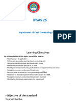 IPSAS 26 Impairment CGU