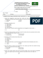 Soal Sas 1 Seni Budaya Kelas 4 (2024-2025)