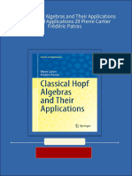 Buy Ebook Classical Hopf Algebras and Their Applications Algebra and Applications 29 Pierre Cartier Frédéric Patras Cheap Price