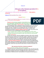 O Que Jeová Tem Feito para Salvar Humanos Pecadores? (De Outubro)