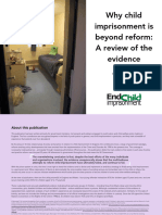 Why Child Imprisonment Is Beyond Reform. A Review of The Evidence August 2024