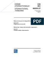 Norme Internationale International Standard: CEI IEC 60255-27