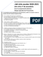 Diagnóstico Formación Cívica 1°