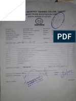 Student Course Registration Form