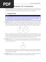 Mechanics VI: Gravitation: 1 Computing Fields