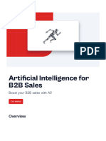 Artificial Intelligence For b2b Sales