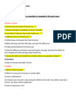 Muslim Law Qs Sem 2 From QP