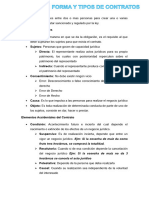 Semana 12 El Contrato Forma y Tipos de Contratos