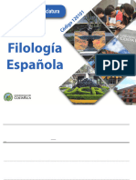 Plan de Estudio Filologia Espanola