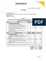 Cotización N 0828-1-2020 - Servicio de Suministro e Instalacion de Trampas de Grasa - Eulen Del Peru