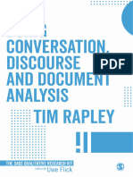 Doing Conversation, Discourse and Document Analysis - Second Edition