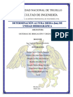 MALA ALMA - DETERMINACIÓN ALTURA MEDIA (HM) DE UNIDAD HIDROGRÁFICA