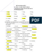 Answer Keys Test 1