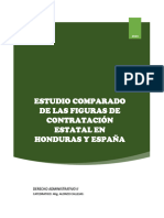 ESTUDIO COMPARADO DE LAS FIGURAS DE CONTRATACIÓN ESTATAL EN HONDURAS Y ESPAÑA (1) - para Combinar