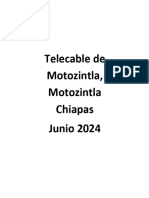 Telecable de Motozintla, Motozintla Chiapas - Junio 2024