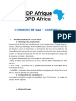 Modèle de Fiche de Présentation - Commune de SAA