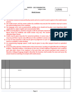 Winter - 2023 Examination Subject Name: Control System and PLC. Subject Code: Model Answer