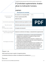 Examen - (ACDB1-35%) (SUP1) Actividad Suplementaria - Analice Las Teorías Que Explican La Motivación Humana