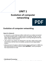 Evolution of Computer Networking