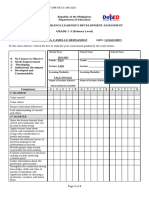 2 SF10 Proposed Primary Level G1 3 HG Assessment Template